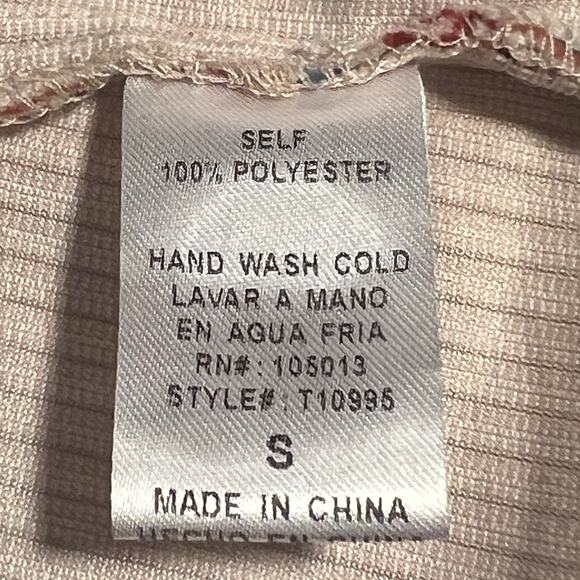 Savanna Jane Aztec Print Corduroy Shacket Size Small Pockets Orange Red Blue - Picture 11 of 11